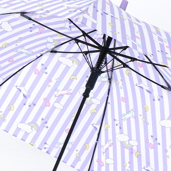 ジャンプ傘 50cm（ユニコーン・ストライプ）