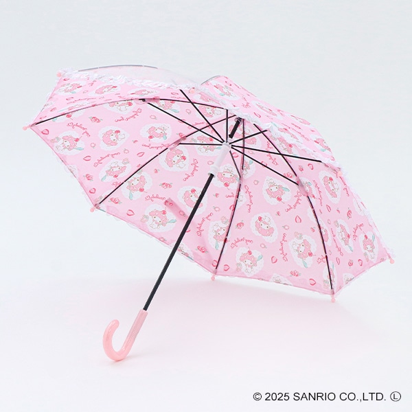 フリル付き手開き傘 45cm（マイメロディ）