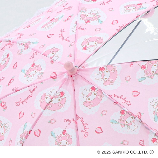 フリル付き手開き傘 45cm（マイメロディ）