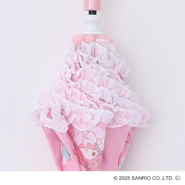 フリル付き手開き傘 45cm（マイメロディ）