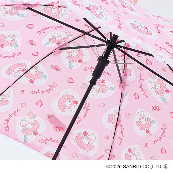 フリル付きジャンプ傘 50cm（マイメロディ）