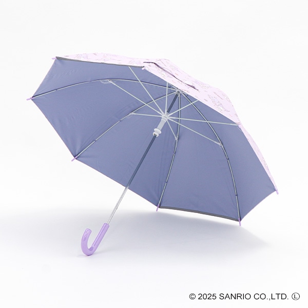 スケーター）晴雨兼用手開き傘 50cm（クロミ）