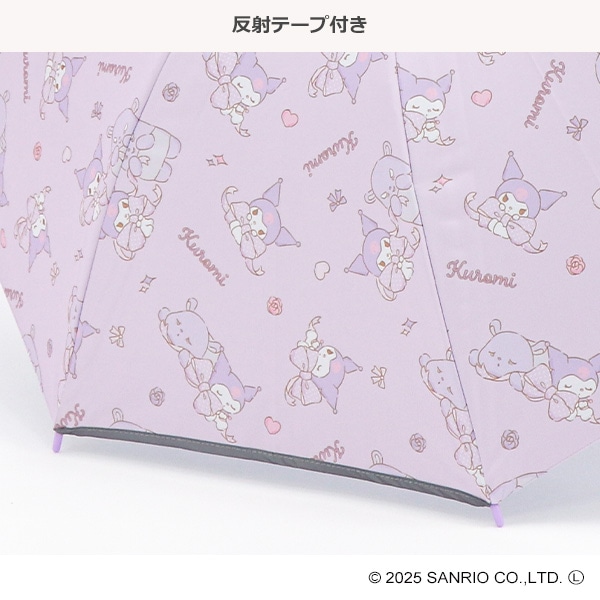 スケーター）晴雨兼用手開き傘 50cm（クロミ）