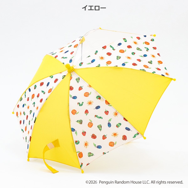 手開き傘 40cm（はらぺこあおむし）