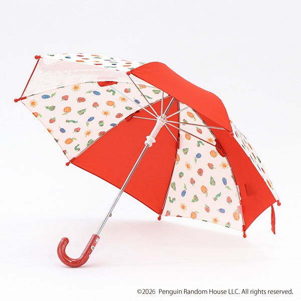 手開き傘 40cm（はらぺこあおむし）