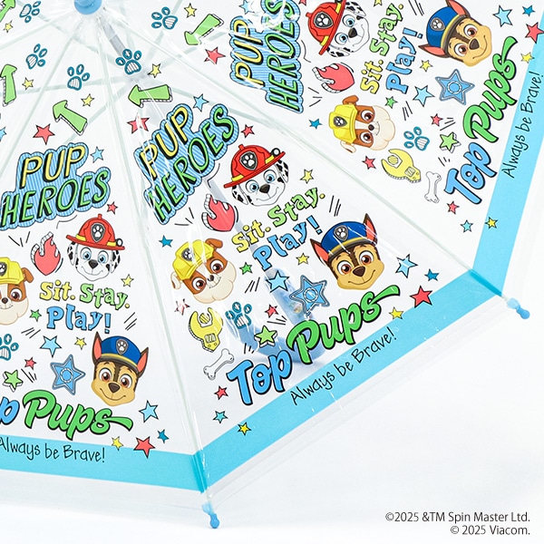 スケーター）ビニール手開き傘 40cm（パウ・パトロール）