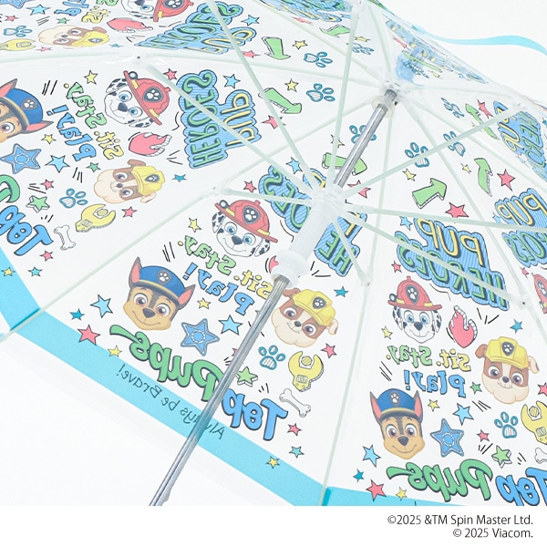 スケーター）ビニール手開き傘 40cm（パウ・パトロール）