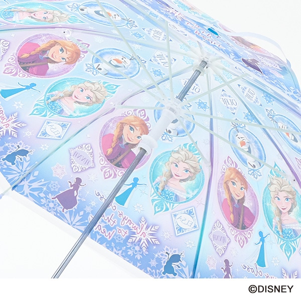 スケーター）ビニール手開き傘 45cm（アナと雪の女王）