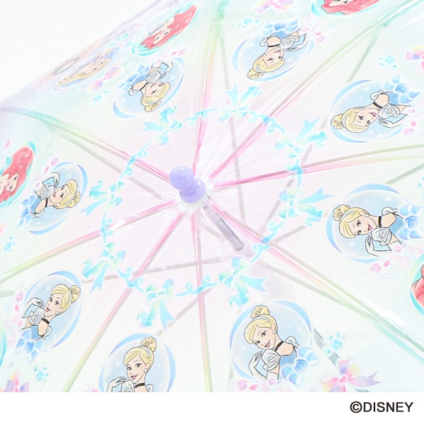 スケーター）ビニール手開き傘 45cm（ディズニープリンセス）