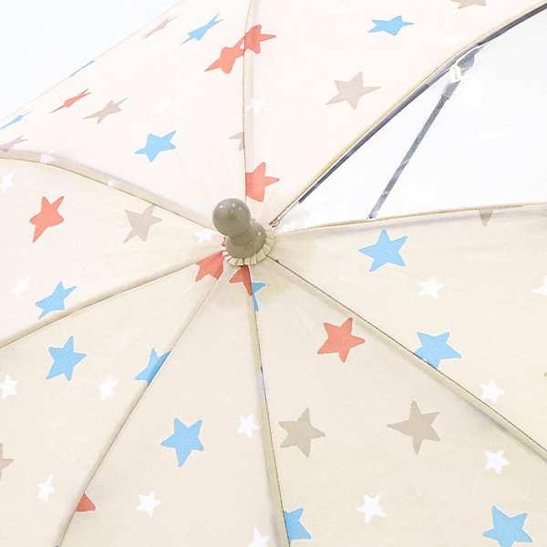 手開き傘 35cm（レトロスター）