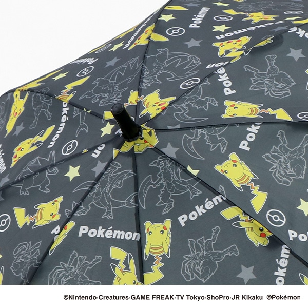 ジャンプ傘 50cm（ポケモン・ブラック）
