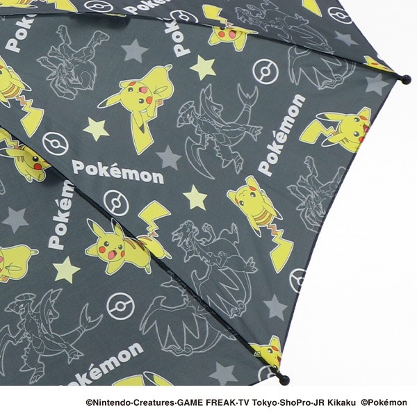 ジャンプ傘 50cm（ポケモン・ブラック）
