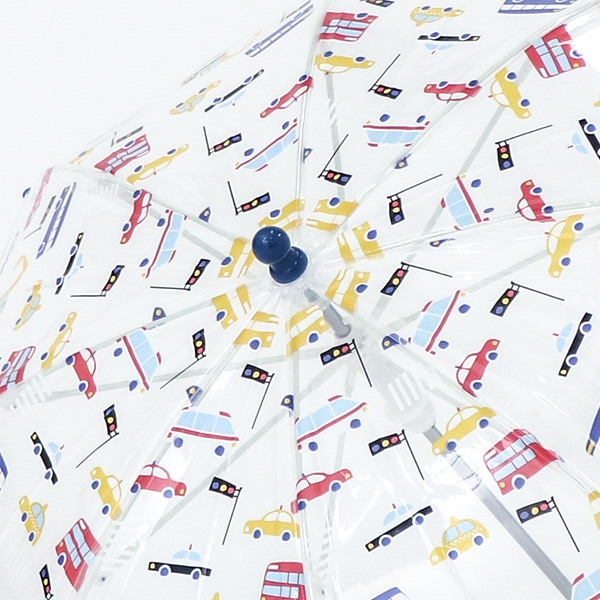 ビニール手開き傘 40cm（はたらくくるま）