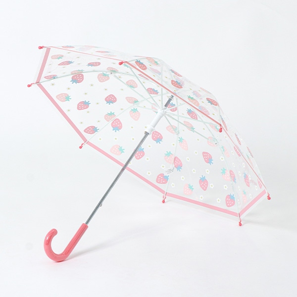 ビニール手開き傘 40cm（いちご）