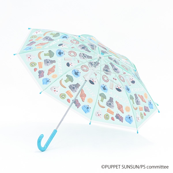 スケーター）ビニール手開き傘 45cm（パペットスンスン）
