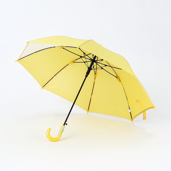 ジャンプ傘 50cm（無地・イエロー）