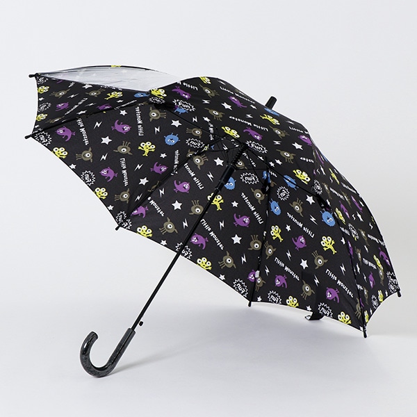 ジャンプ傘 55cm（カラフルモンスター）
