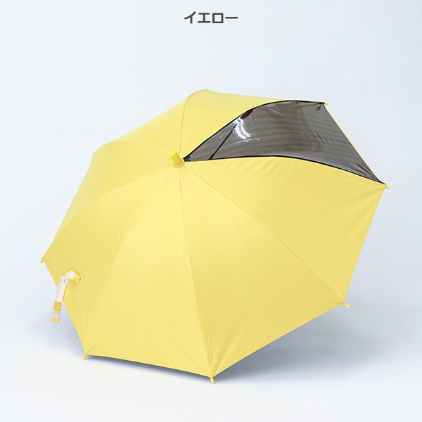 晴雨兼用ジャンプ傘 50cm（イエロー・ネイビー）