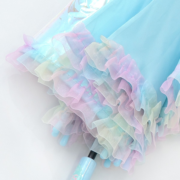 ジャンプ傘 55cm（マーガレットフリル）