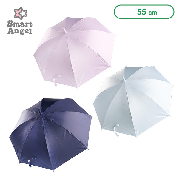晴雨兼用ジャンプ傘 55cm（無地）