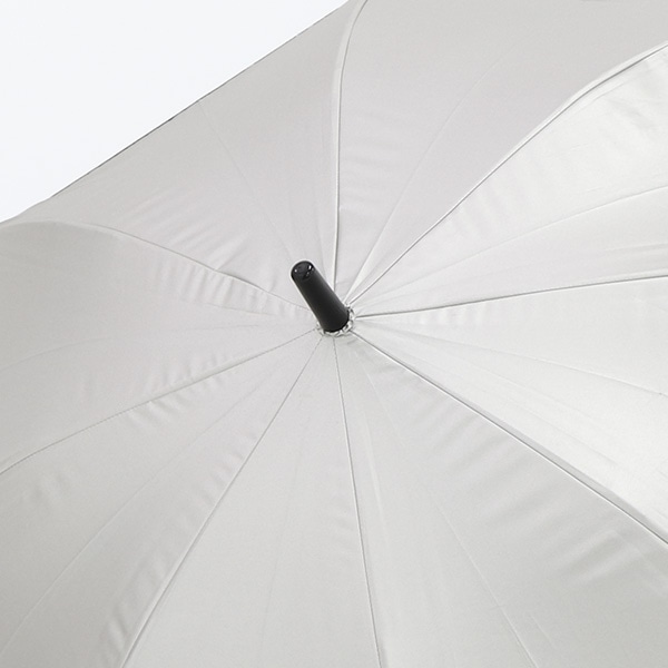 晴雨兼用ジャンプ傘 55cm（シルバー）