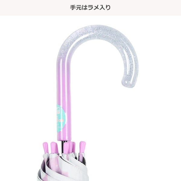 晴雨兼用ジャンプ傘 55cm（ゆめかわ・ユニコーン）