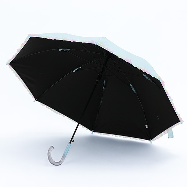 晴雨兼用ジャンプ傘 55cm（マーガレットフリル）