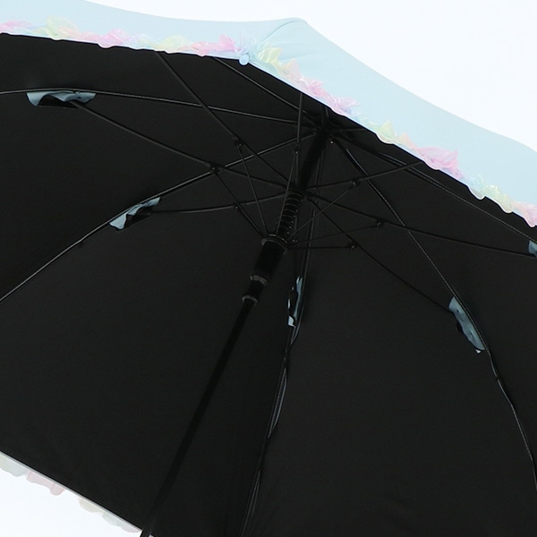 晴雨兼用ジャンプ傘 55cm（マーガレットフリル）