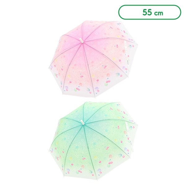 ビニールジャンプ傘 55cm（フルーツソーダ）