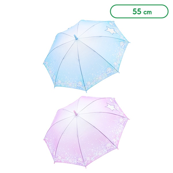 ジャンプ傘 55cm（ミルキーマリン）