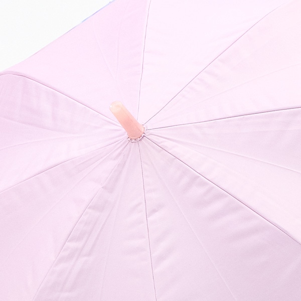 晴雨兼用キッズジャンプ傘 55㎝（シルキーウェイ・ピンク）