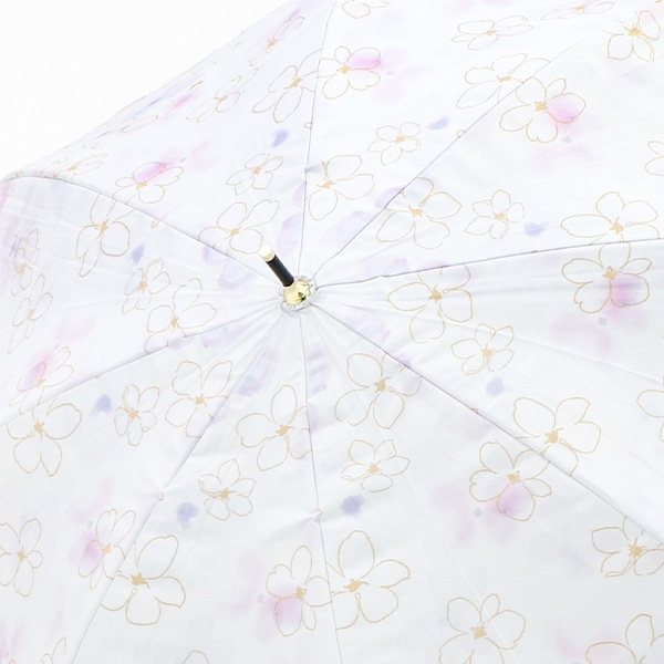 晴雨兼用手開き傘 55cm（フローラル）