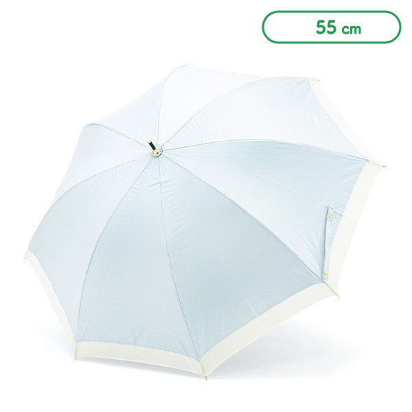 晴雨兼用手開き傘 55cm（UVオーガンジーバイカラー）