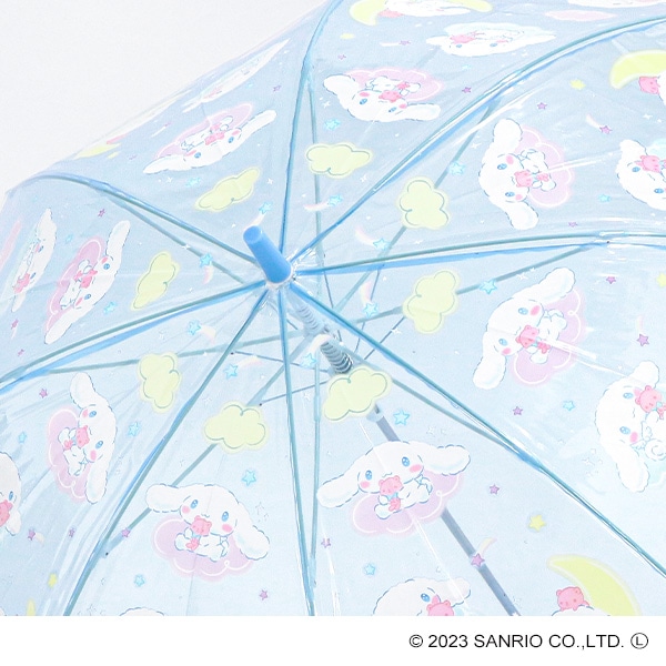 スケーター）ビニールジャンプ傘 55cm（シナモロール）