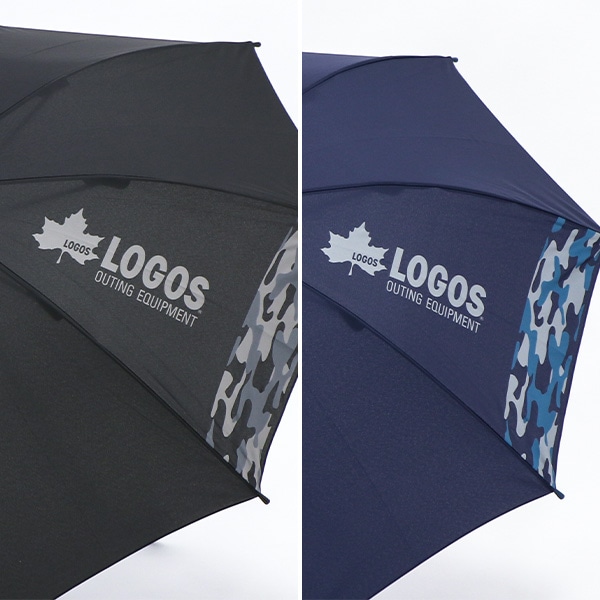 LOGOS）ジャンプ傘 55cm（迷彩2コマプリント）