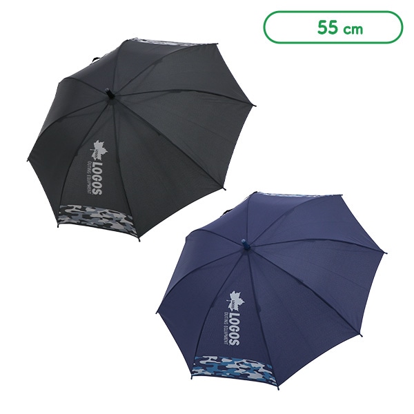 LOGOS）ジャンプ傘 55cm（迷彩2コマプリント）