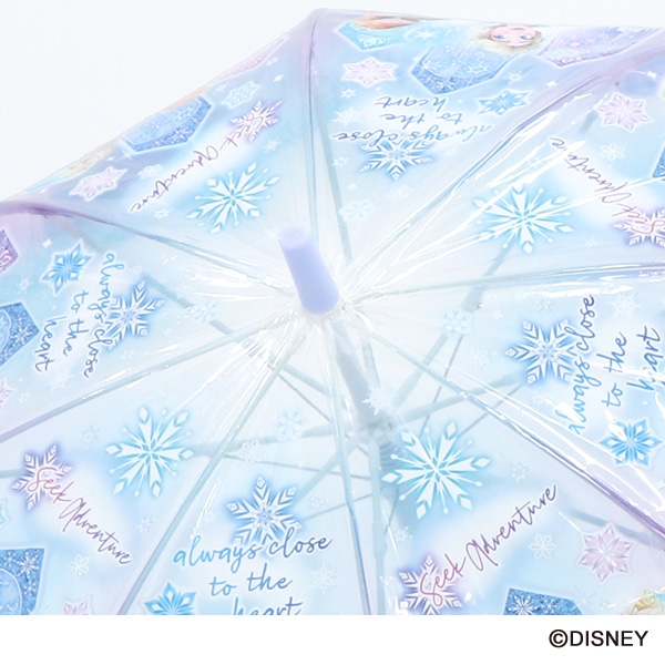 スケーター）ドーム型ビニールジャンプ傘 55cm（アナと雪の女王）