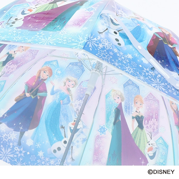 スケーター）ドーム型ビニールジャンプ傘 55cm（アナと雪の女王）