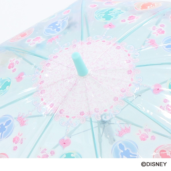 スケーター）ドーム型ビニールジャンプ傘 55cm（ディズニープリンセス）