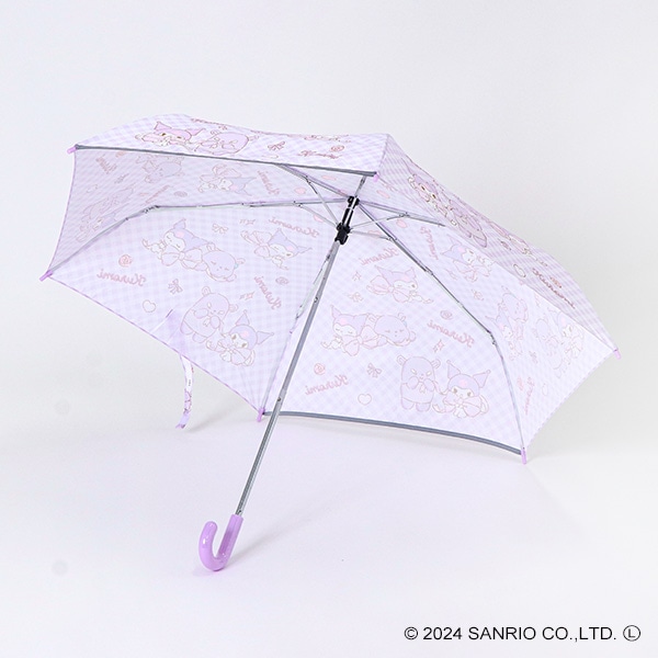 スケーター）折りたたみ傘 55cm（クロミ）