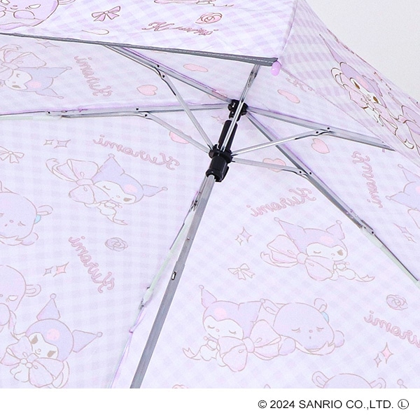 スケーター）折りたたみ傘 55cm（クロミ）