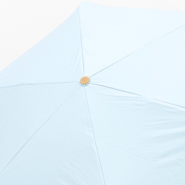 晴雨兼用折りたたみ傘 50cm（ヒートカット・サックス）