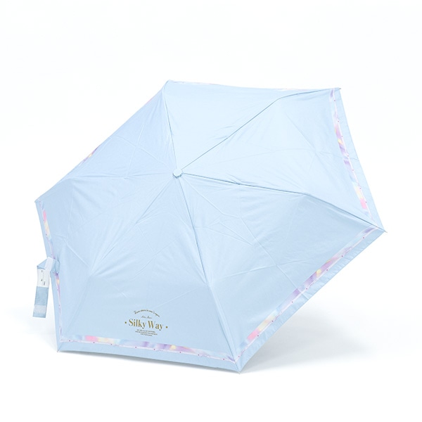 晴雨兼用折りたたみ手開き傘 50cm（シルキーウェイ）
