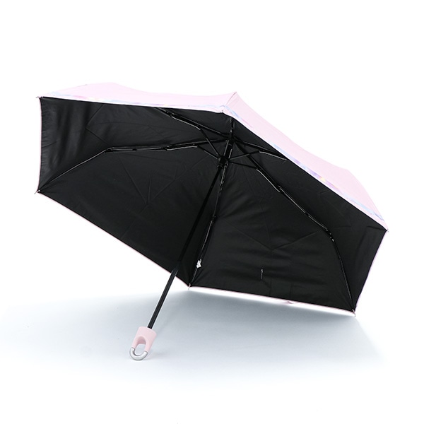 晴雨兼用折りたたみ手開き傘 50cm（シルキーウェイ）