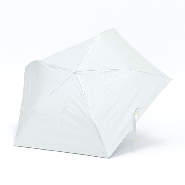 晴雨兼用折りたたみ傘 50cm（パール）