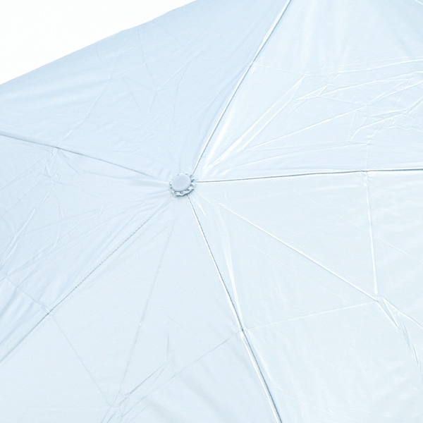 晴雨兼用折りたたみ傘 50cm（パール）