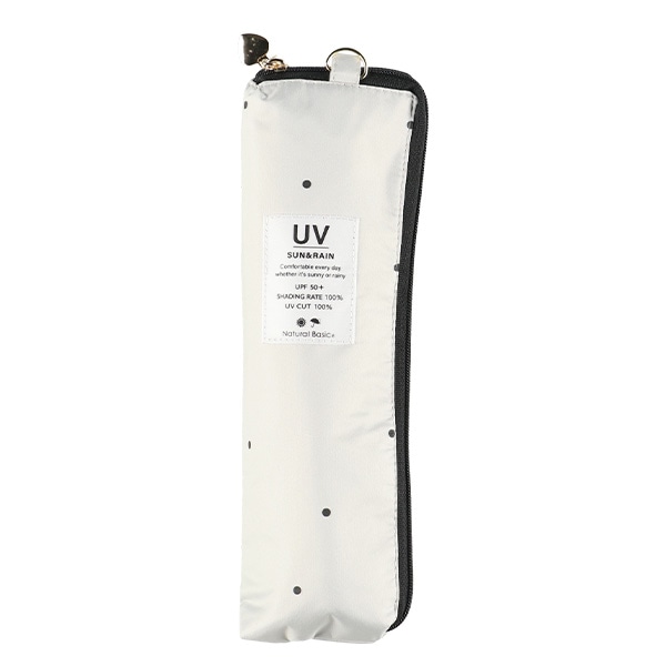 晴雨兼用折りたたみ手開き傘 50cm（ミスティドット）