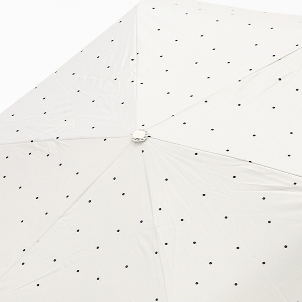 晴雨兼用折りたたみ手開き傘 50cm（ミスティドット）