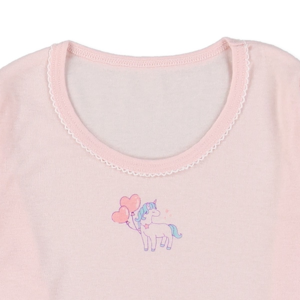 3枚組長袖シャツ肌着（ユニコーン・宇宙）