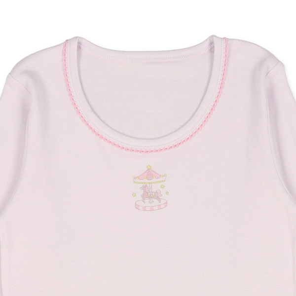 3枚組長袖シャツ肌着（ユニコーン・星）